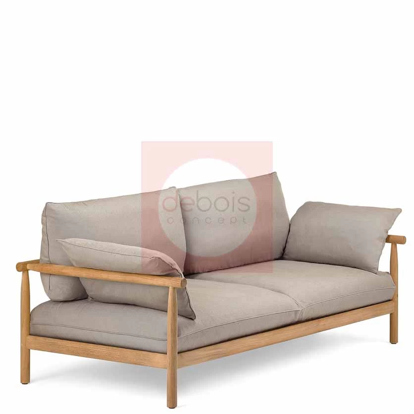 Sofa de Madera Moderno para Exterior Niza - Debois Muebles de Jardín